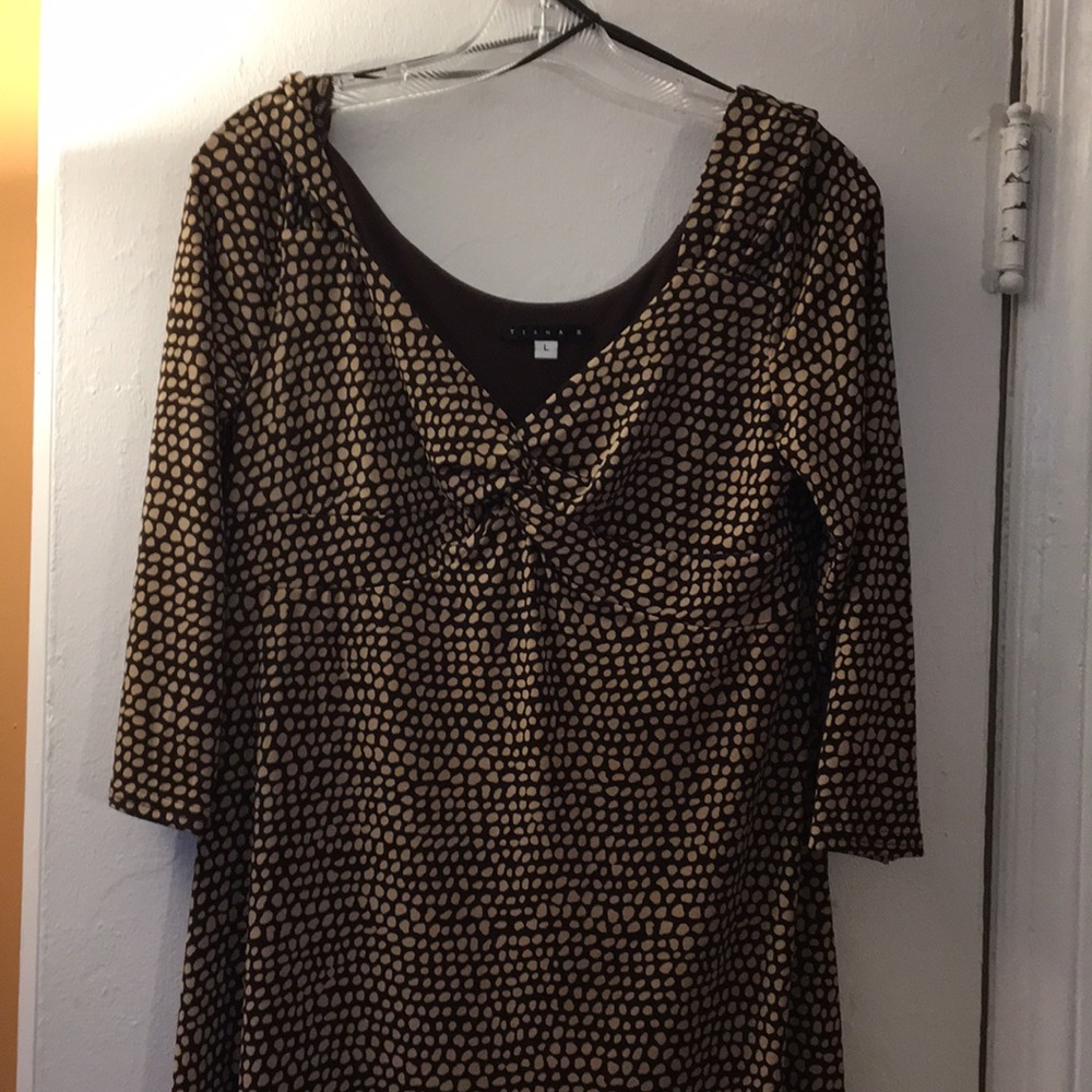 Spotted print dress